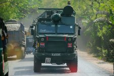Nora B-52K1 155mm self propelled howitzers of the Bangladesh Army.jpg