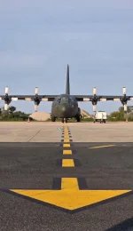 Lockheed C-130B Hercules of the Bangladesh Air Force.webp
