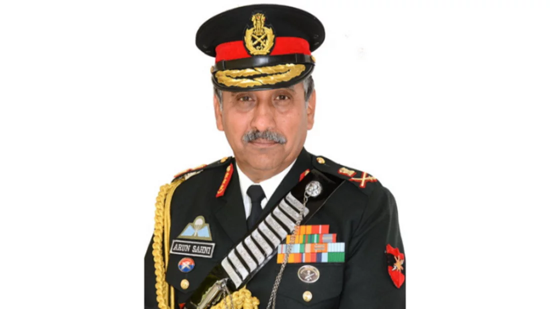 Former General Officer Commanding-in-Chief of the South-Western Command of the Indian Army, Lt Gen Arun Kumar Sahni. Photo: Collected